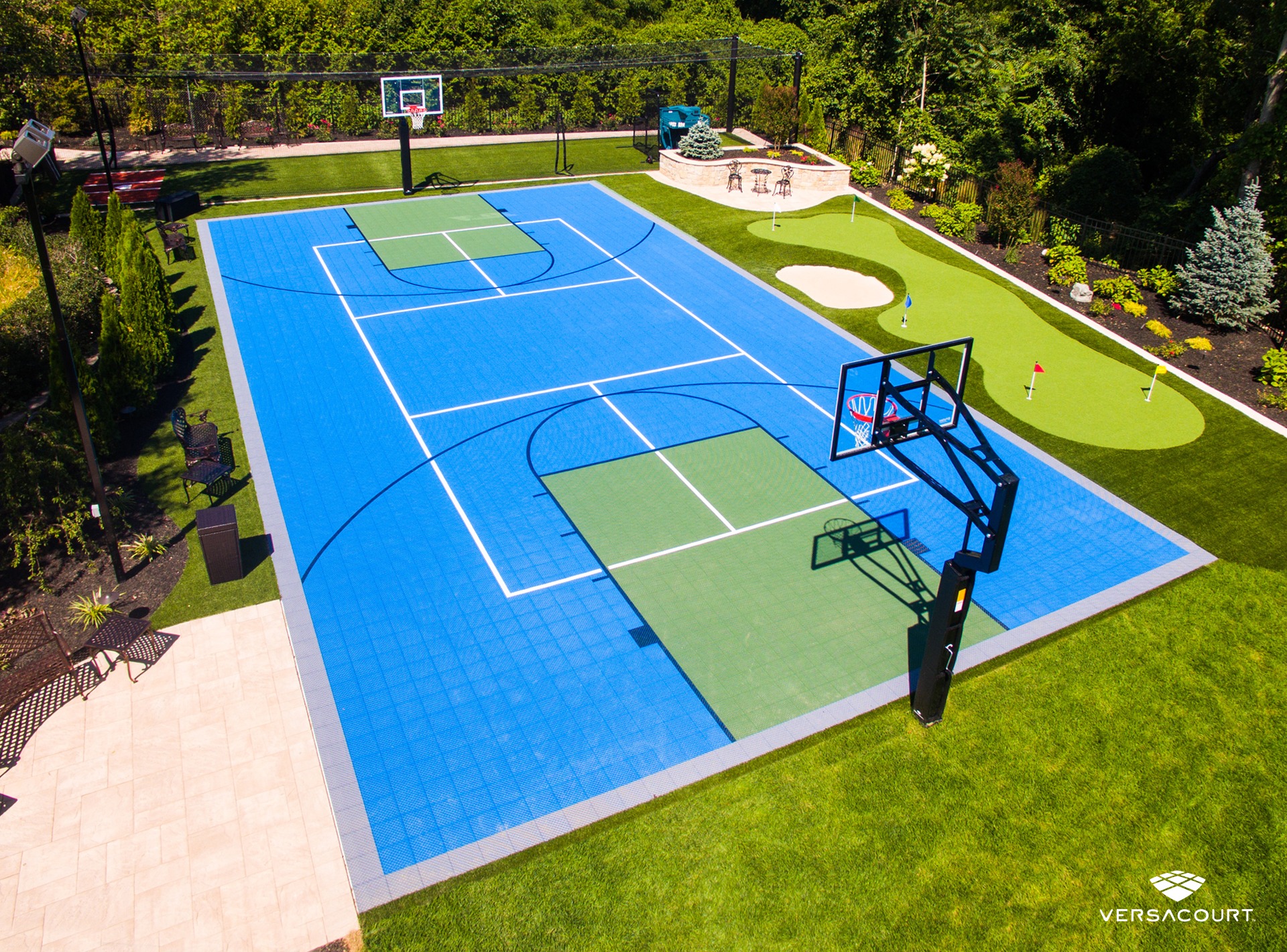 Sports Court by Bay Scenery