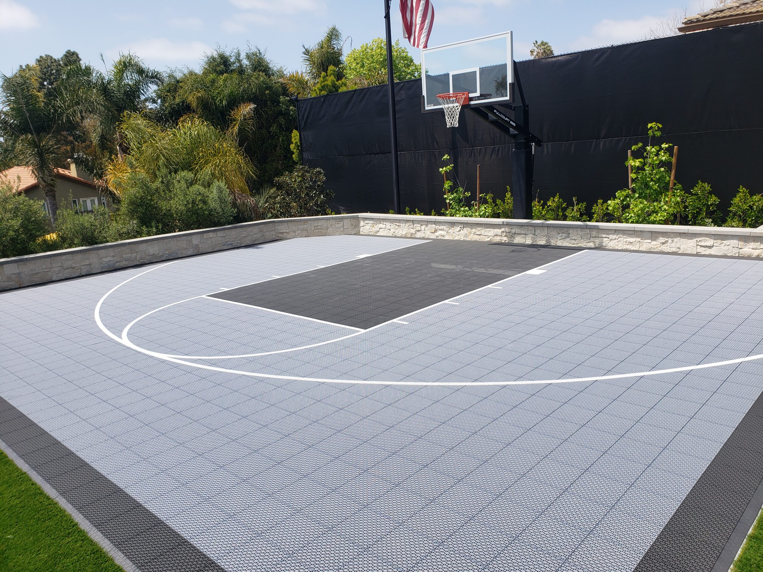 Basketball Court grey